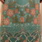3 Piece - Embroidered Cotton Satin Suit