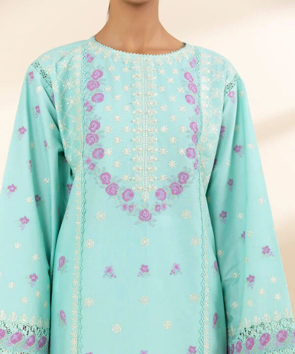 3 Piece - Embroidered Lawn Suit