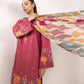 3 Piece - Embroidered Cambric Suit