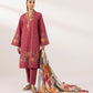 3 Piece - Embroidered Cambric Suit