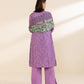 3 Piece - Embroidered Linen Suit