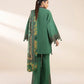 3 Piece - Embroidered Cotton Suit