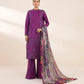 3 Piece - Embroidered Cotton Suit