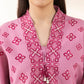 3 Piece - Embroidered Dobby Suit