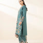 3 Piece - Embroidered Cotton Suit