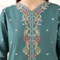 3 Piece - Embroidered Cotton Suit