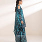 3 Piece - Embroidered Cotton Satin Suit