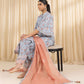 3 Piece - Embroidered Silk Suit