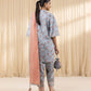 3 Piece - Embroidered Silk Suit