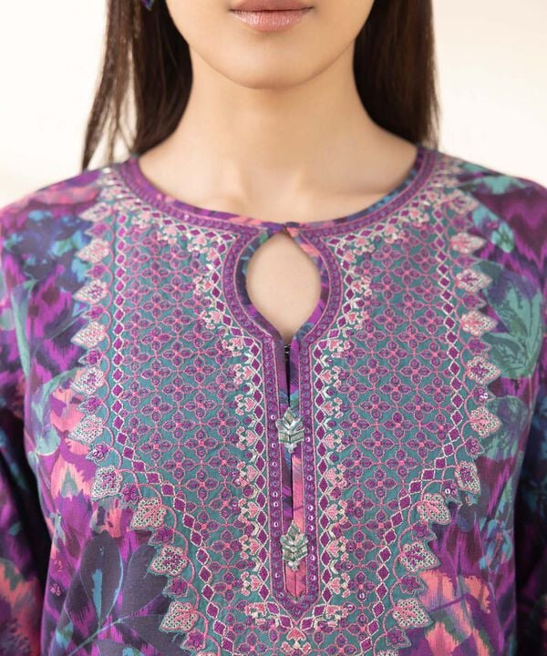 3 Piece - Embroidered Lawn Suit