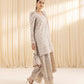 3 Piece - Embroidered Silk Suit