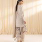 3 Piece - Embroidered Silk Suit