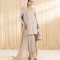 3 Piece - Embroidered Silk Suit