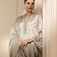 3 Piece - Embroidered Silk Suit