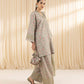 3 Piece - Embroidered Silk Suit
