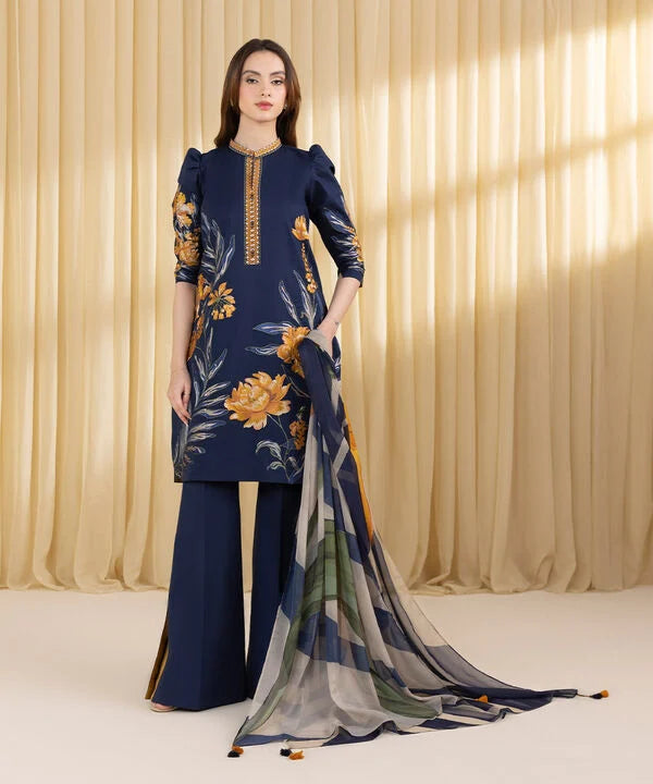 3 Piece - Embroidered Lawn Suit