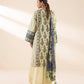 3 Piece - Embroidered Zari Lawn Suit