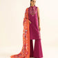 3 Piece - Embroidered Twill Suit
