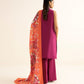 3 Piece - Embroidered Twill Suit
