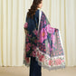 3 Piece - Embroidered Satin Suit