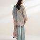 3 Piece - Embroidered Silk Suit
