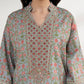 3 Piece - Embroidered Silk Suit