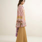 3 Piece - Printed Silk Suit