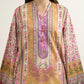 3 Piece - Printed Silk Suit