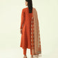 3 Piece - Embroidered Multi Neps Suit