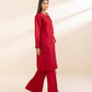 3 Piece - Embroidered Twill Suit