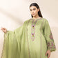 3 Piece - Embroidered Crosshatch Suit