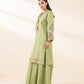 3 Piece - Embroidered Crosshatch Suit