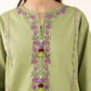 3 Piece - Embroidered Crosshatch Suit