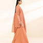 3 Piece - Embroidered Cotton Jacquard Suit