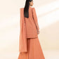 3 Piece - Embroidered Cotton Jacquard Suit