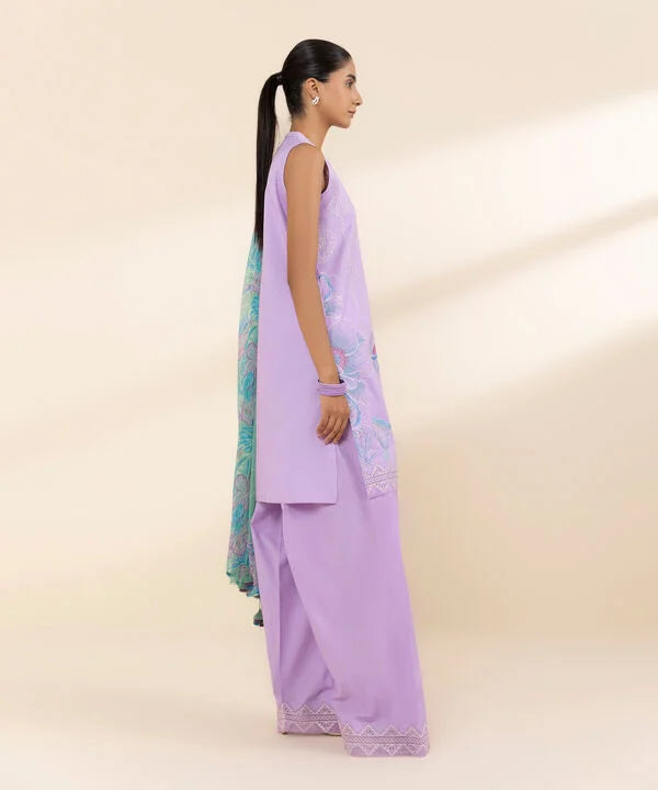 3 Piece - Embroidered Lawn Suit