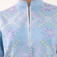3 Piece - Embroidered Dobby Suit
