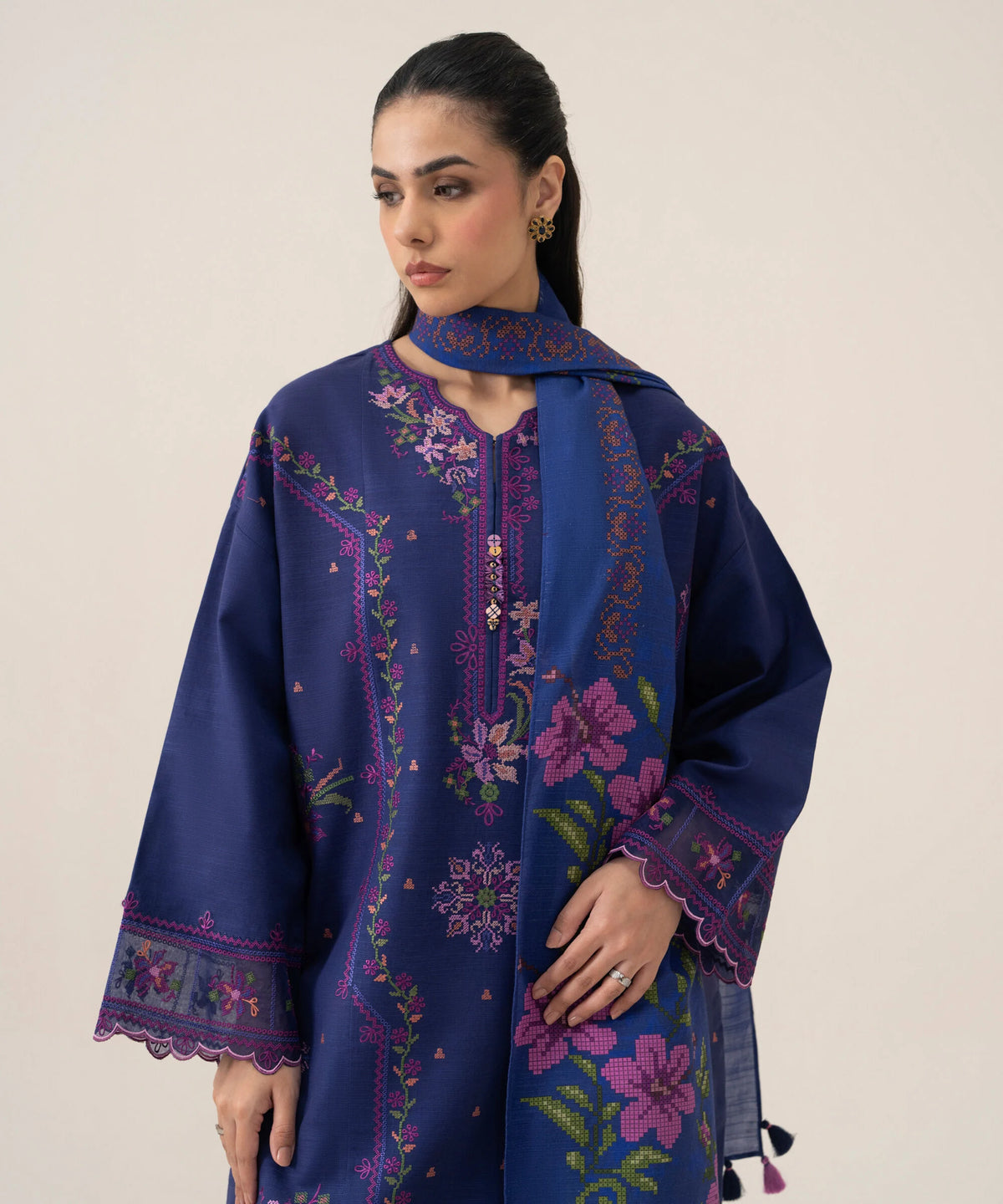 3 Piece - Embroidered Lawn Suit