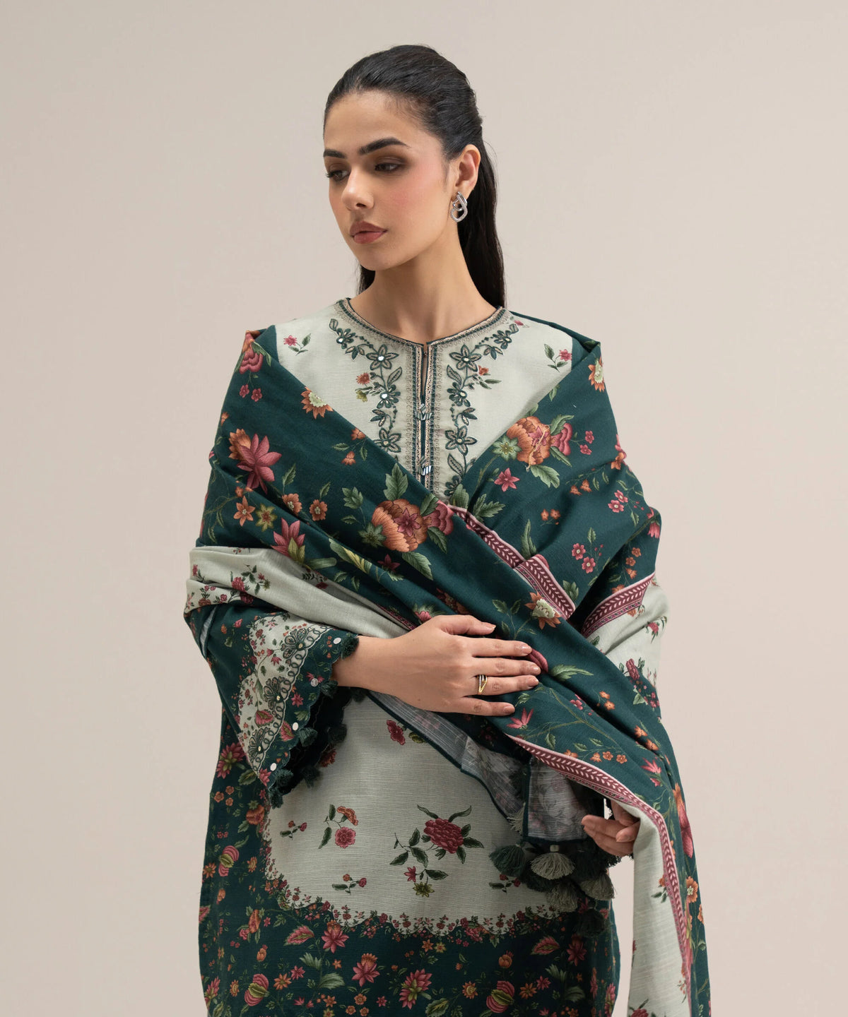 3 Piece - Embroidered Lawn Suit