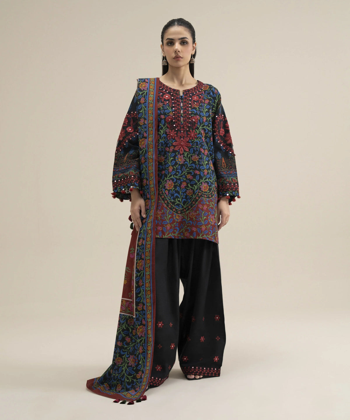 3 Piece - Embroidered Lawn Suit