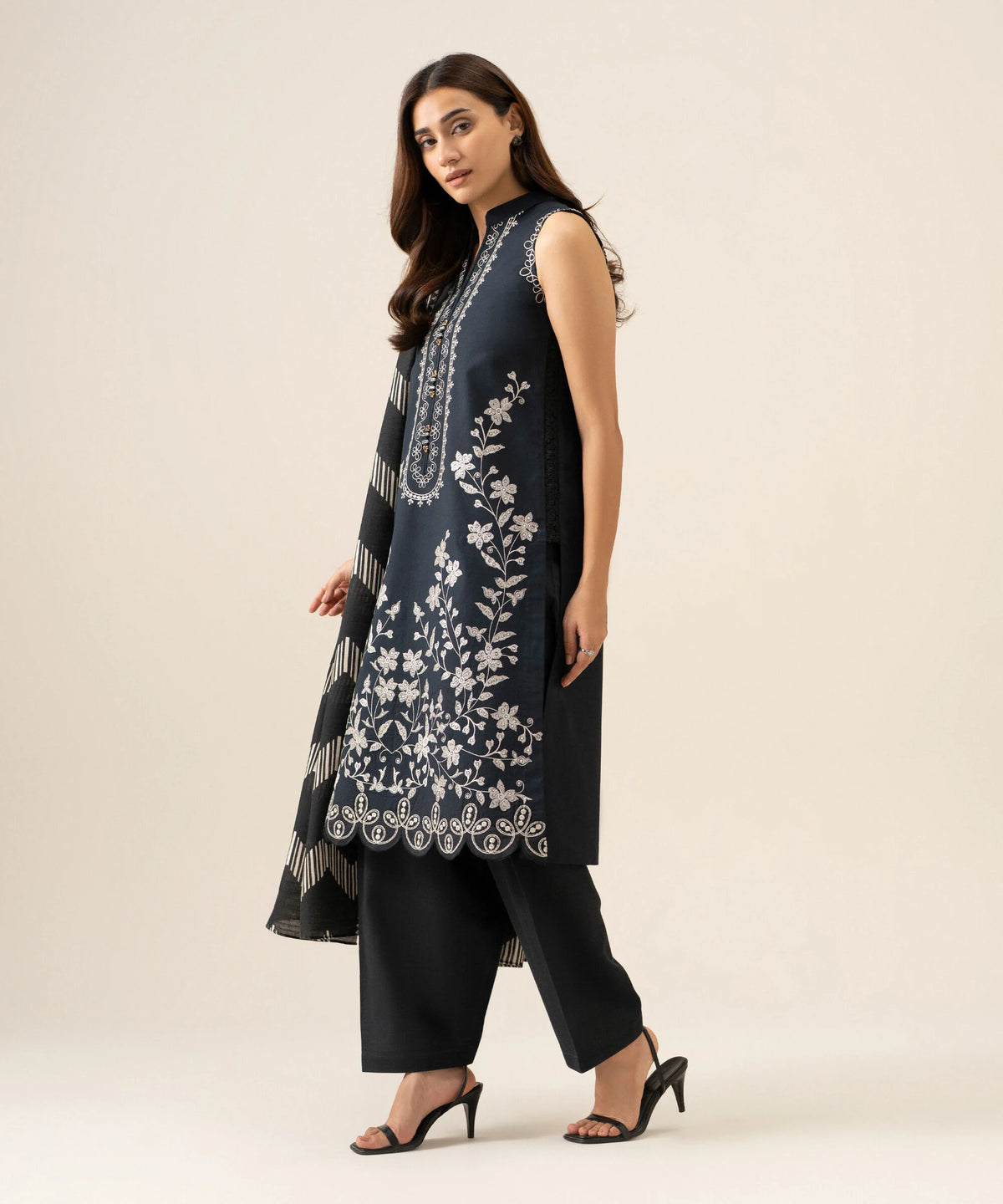 3 Piece - Embroidered Lawn Suit