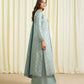3 Piece - Embroidered Cotton Jacquard Suit