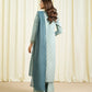 3 Piece - Embroidered Cotton Jacquard Suit