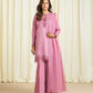 3 Piece - Embroidered Cotton Jacquard Suit