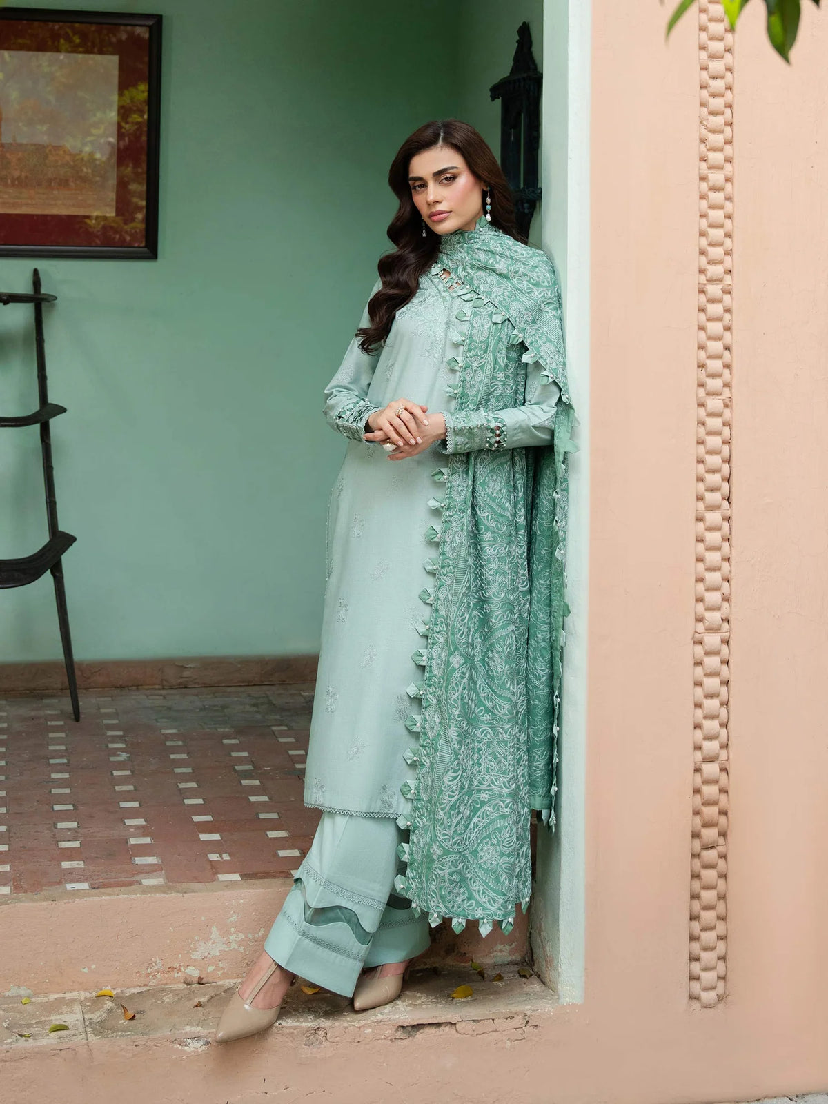3 Piece Khaddar Suit-Embroidered (Unstitched)