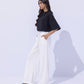 Wide Leg Jersey Trousers