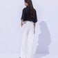 Wide Leg Jersey Trousers