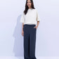 Wide Leg Jersey Trousers