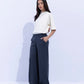 Wide Leg Jersey Trousers