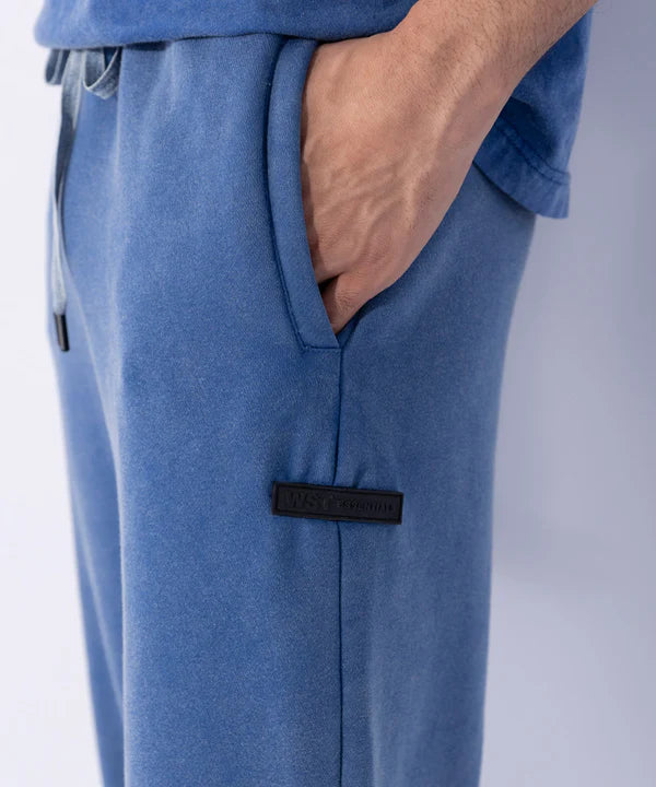 Unisex Acid Washed Jogging Trousers